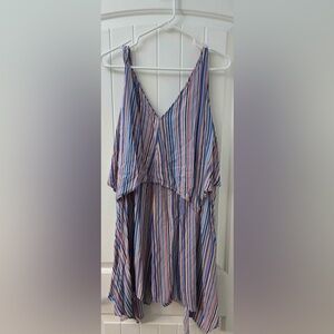 Tommy Bahama Multicolor Striped V-Neck Dress